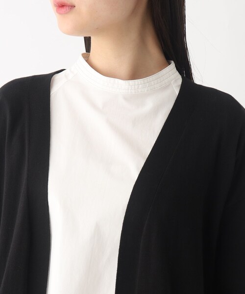 OPAQUE.CLIP(オペークドットクリップ)の「◆ベーシックロングカーディガン【UVケア/洗える】(カーディガン/ボレロ・レディース・オフホワイト/ブラック/ライトベージュ・38/40/42)」の18枚目の写真