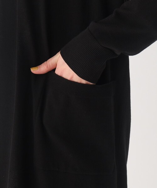 OPAQUE.CLIP(オペークドットクリップ)の「◆ベーシックロングカーディガン【UVケア/洗える】(カーディガン/ボレロ・レディース・オフホワイト/ブラック/ライトベージュ・38/40/42)」の19枚目の写真