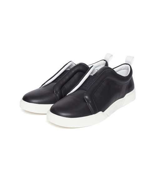 TORNADO MART（トルネードマート）の「TORNADO MART∴ジオメトラバースリッポン（スリッポン・メンズ・ブラック/ホワイト・M/L/S/XS）」の2枚目の写真