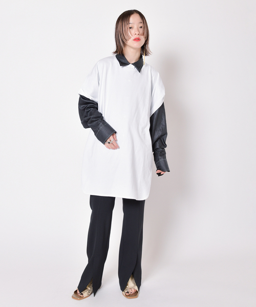 CITYSHOP ASYMMETRY Tシャツ ホワイト　未使用 CITYSHOP（シティーショップ）の「ASYMMETRY Tシャツ（Tシャツ
