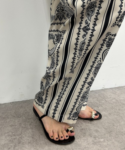 【関税込み】Rhude ラウンジパンツ ラウンジドレス Loungedress セミワイドパンツ （GY2