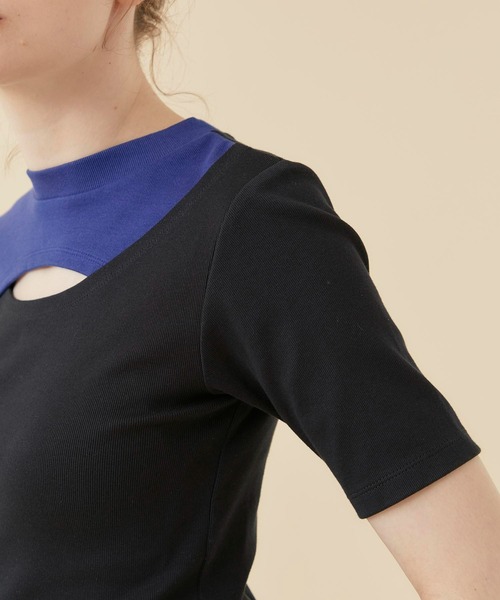 CITY TOKYO（シティトウキョウ）の「レイヤードライクカットトップス（Tシャツ/カットソー・レディース・オフホワイト/カーキ/ブラック・FREE）」の13枚目の写真