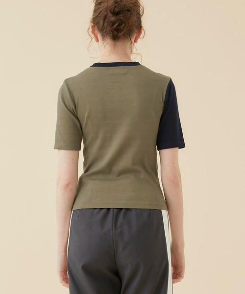 CITY TOKYO（シティトウキョウ）の「レイヤードライクカットトップス（Tシャツ/カットソー・レディース・オフホワイト/カーキ/ブラック・FREE）」の18枚目の写真