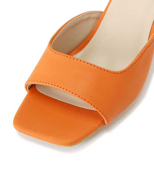 デザインミュールサンダル