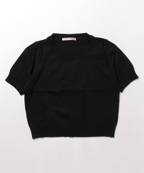 NinaetLina（ニナエリナ）の「半袖肩開きカットソー（Tシャツ/カットソー・レディース・ホワイト/ブラック・FREE）」の11枚目の写真
