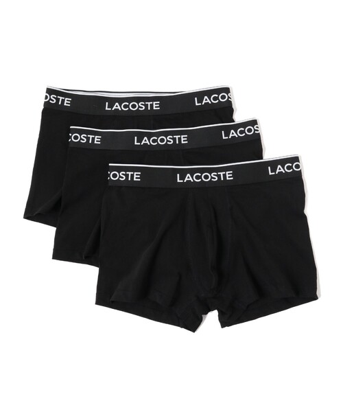 LACOSTE / ブランドネームデザイン 3パック ボクサーパンツ