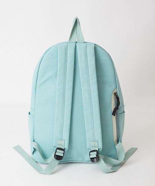 Alite cloth(アリーテクロス)の「キャンバス地パステルカラーリュック(バックパック/リュック・レディース・グリーン/ホワイト/ブラック/ブルー・F)」の6枚目の写真