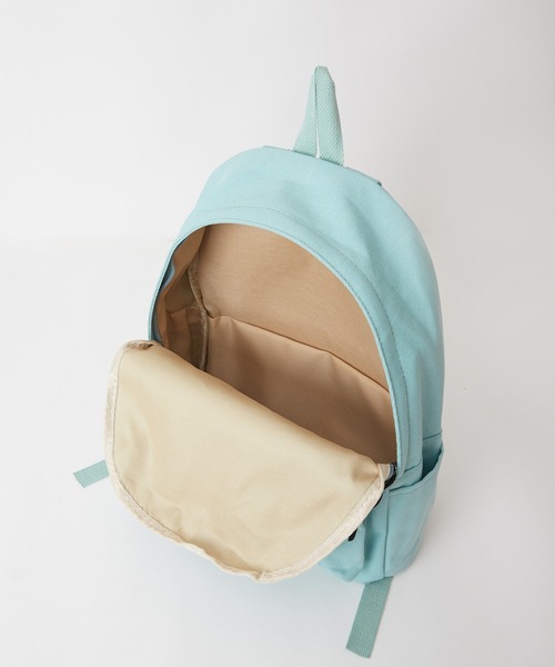 Alite cloth(アリーテクロス)の「キャンバス地パステルカラーリュック(バックパック/リュック・レディース・グリーン/ホワイト/ブラック/ブルー・F)」の7枚目の写真