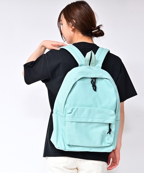 Alite cloth(アリーテクロス)の「キャンバス地パステルカラーリュック(バックパック/リュック・レディース・グリーン/ホワイト/ブラック/ブルー・F)」の17枚目の写真