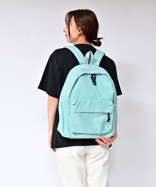 Alite cloth(アリーテクロス)の「キャンバス地パステルカラーリュック(バックパック/リュック・レディース・グリーン/ホワイト/ブラック/ブルー・F)」の19枚目の写真