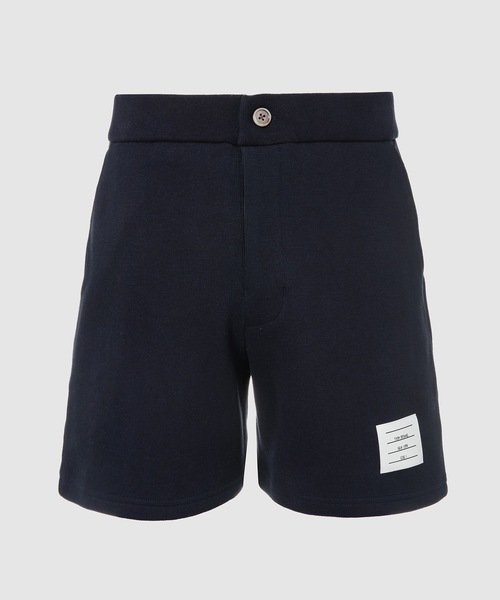 THOM BROWNE（トムブラウン）の「MID THIGH SUMMER SHORTS IN COTTON INTERLOCK（その他パンツ・メンズ・グレー/ネイビー・1）」の2枚目の写真