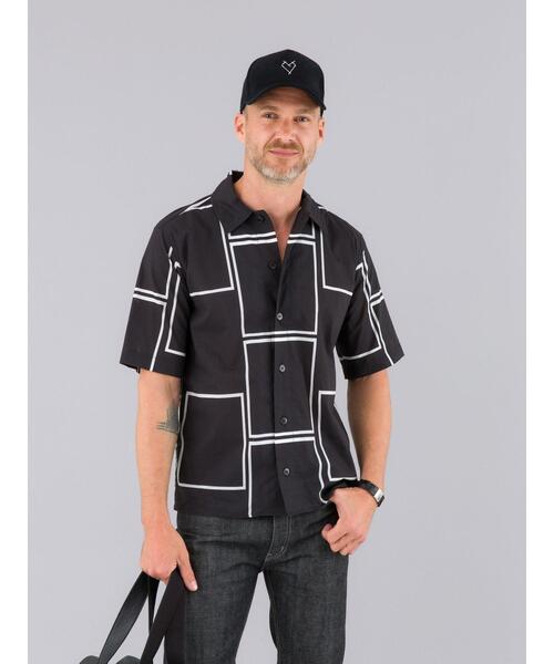 23SS】FINX POLYESTER STRIPE SHIRT サイズ3