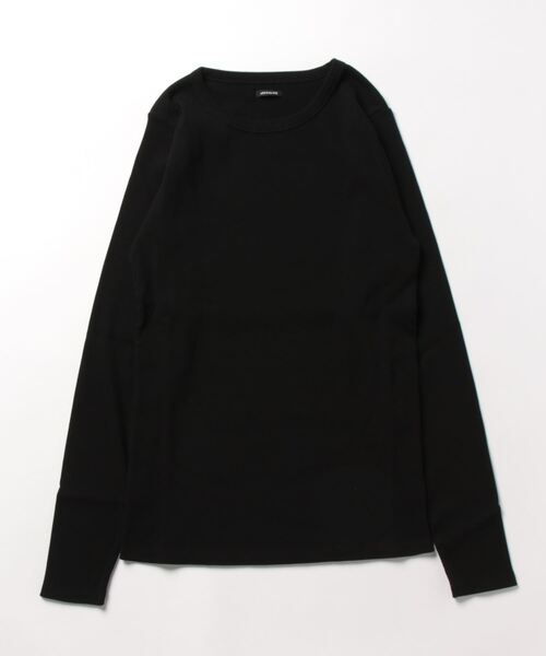 ARCH & LINE（アーチアンドライン）の「コットンリブ長袖クルーネックTシャツ COTTON RIB C/N TEE（Tシャツ/カットソー・レディース・ホワイト/ブラック/アクア/オレンジ・1/2/3）」の18枚目の写真