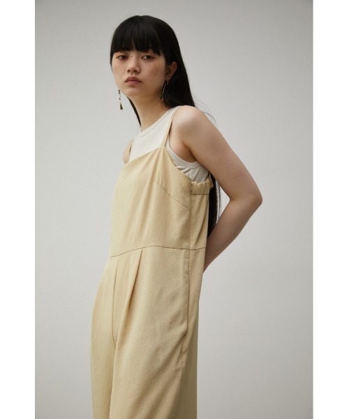 AZUL by moussy(アズールバイマウジー)の「BACK OPEN SALOPETTE/バックオープンサロペット(サロペット/オーバーオール・レディース・ブラック/ベージュ・SMALL/MEDIUM)」の19枚目の写真