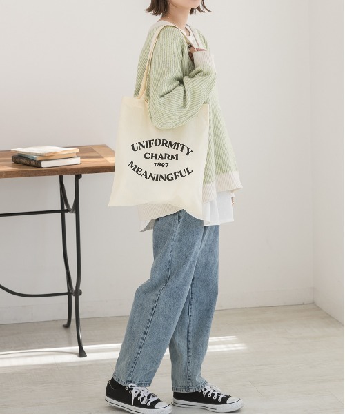 セール】ロゴ配色 カラートートバッグ（トートバッグ）｜ad thie