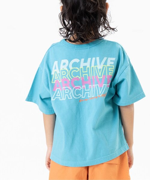 F.O.KIDS(エフオーキッズ)の「MUSIC FES バックプリントTシャツ_撥水加工(Tシャツ/カットソー・キッズ・パープル/ライム/ブラック/ブルー/オフホワイト・80/90/95/100/110/120/130/140/150)」の1枚目の写真