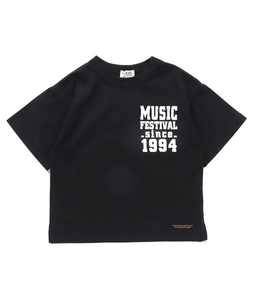 F.O.KIDS(エフオーキッズ)の「MUSIC FES バックプリントTシャツ_撥水加工(Tシャツ/カットソー・キッズ・パープル/ライム/ブラック/ブルー/オフホワイト・80/90/95/100/110/120/130/140/150)」の3枚目の写真