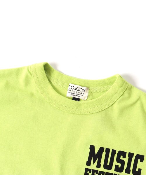 F.O.KIDS(エフオーキッズ)の「MUSIC FES バックプリントTシャツ_撥水加工(Tシャツ/カットソー・キッズ・パープル/ライム/ブラック/ブルー/オフホワイト・80/90/95/100/110/120/130/140/150)」の15枚目の写真