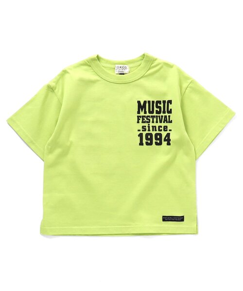 F.O.KIDS(エフオーキッズ)の「MUSIC FES バックプリントTシャツ_撥水加工(Tシャツ/カットソー・キッズ・パープル/ライム/ブラック/ブルー/オフホワイト・80/90/95/100/110/120/130/140/150)」の13枚目の写真