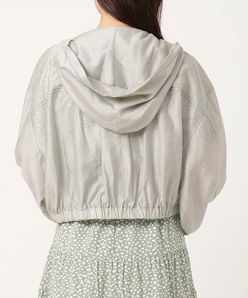 REDYAZEL（レディアゼル）の「配色ステッチシアースタンドショートブルゾン（ブルゾン・レディース・ライトグレー/ブラック/オフホワイト・FREE）」の21枚目の写真