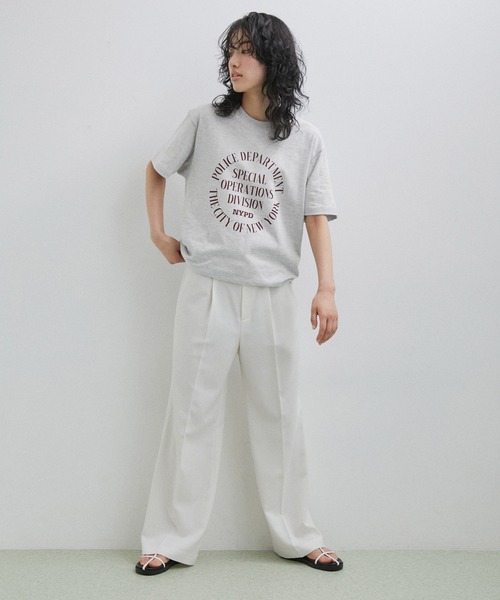 GOOD ROCK SPEED（グッドロックスピード）の「【GOOD ROCK SPEED】NYC TEE（Tシャツ/カットソー・レディース・ライトグレー/ホワイト/ブラック・FREE）」の6枚目の写真