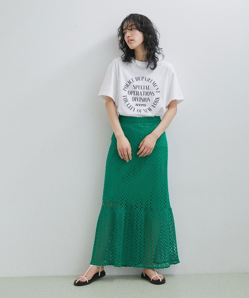 GOOD ROCK SPEED（グッドロックスピード）の「【GOOD ROCK SPEED】NYC TEE（Tシャツ/カットソー・レディース・ライトグレー/ホワイト/ブラック・FREE）」の8枚目の写真