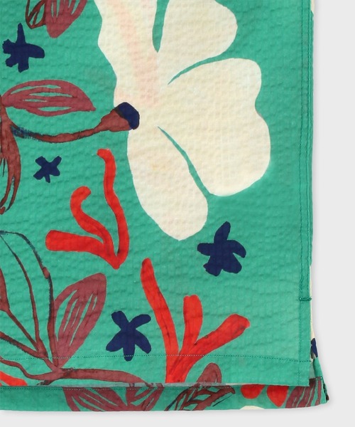 PS Paul Smith(ピーエスポールスミス)の「"Sea Floral" 半袖シャツ / 132316 695U(シャツ/ブラウス・メンズ・レッド/グリーン/キャメル・MEDIUM/LARGE/XX-LARGE/SMALL/X-LARGE)」の9枚目の写真
