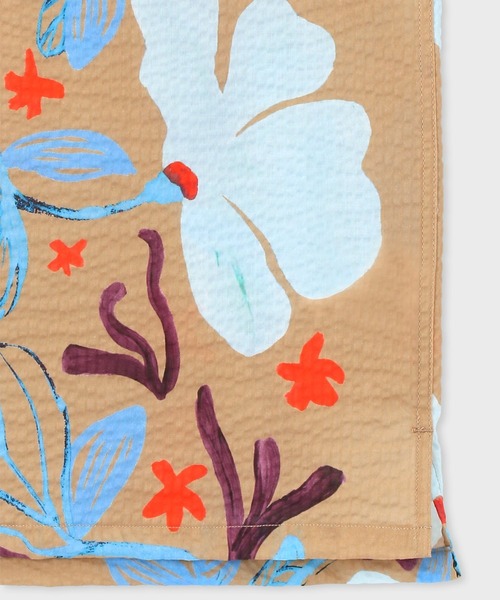 PS Paul Smith(ピーエスポールスミス)の「"Sea Floral" 半袖シャツ / 132316 695U(シャツ/ブラウス・メンズ・レッド/グリーン/キャメル・MEDIUM/LARGE/XX-LARGE/SMALL/X-LARGE)」の6枚目の写真