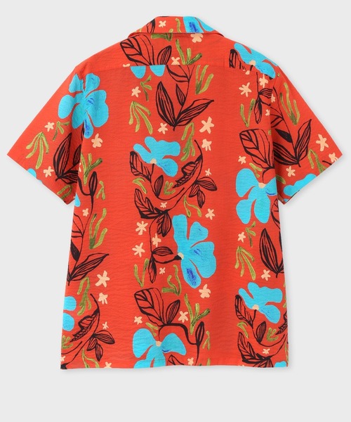 新品未着用　ポールスミス　Sea Icons 総柄　シャツ　Paul Smith セール】'Sea Floral' 半袖シャツ / 132316 695U（シャツ