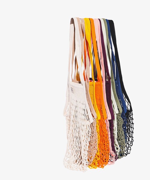 Filt（フィルト）の「FILT / ネット バッグ M（ショルダーバッグ・レディース・オフホワイト/ブラック/オリーブ/ピンク/ベージュ/パープル/ネイビー/イエロー/オレンジ/ミント・ONE SIZE）」の11枚目の写真