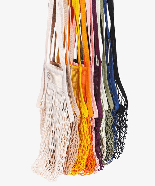 Filt（フィルト）の「FILT / ネット バッグ M（ショルダーバッグ・レディース・オフホワイト/ブラック/オリーブ/ピンク/ベージュ/パープル/ネイビー/イエロー/オレンジ/ミント・ONE SIZE）」の12枚目の写真