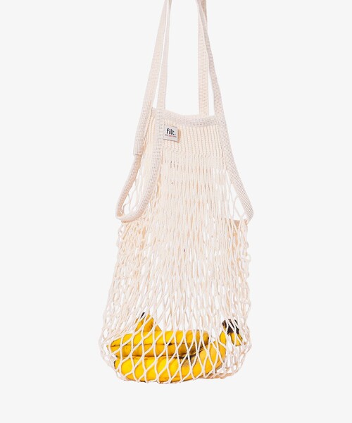 Filt（フィルト）の「FILT / ネット バッグ M（ショルダーバッグ・レディース・オフホワイト/ブラック/オリーブ/ピンク/ベージュ/パープル/ネイビー/イエロー/オレンジ/ミント・ONE SIZE）」の13枚目の写真