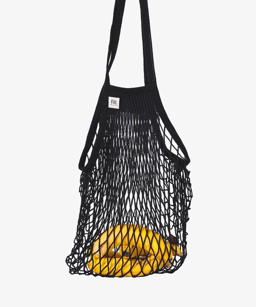 Filt（フィルト）の「FILT / ネット バッグ M（ショルダーバッグ・レディース・オフホワイト/ブラック/オリーブ/ピンク/ベージュ/パープル/ネイビー/イエロー/オレンジ/ミント・ONE SIZE）」の14枚目の写真