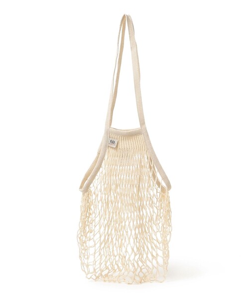 Filt（フィルト）の「FILT / ネット バッグ M（ショルダーバッグ・レディース・オフホワイト/ブラック/オリーブ/ピンク/ベージュ/パープル/ネイビー/イエロー/オレンジ/ミント・ONE SIZE）」の17枚目の写真