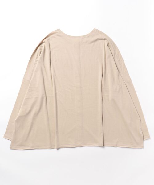 BEARDSLEY（ビアズリー）の「シフォン天竺ショートカーデ（Tシャツ/カットソー・レディース・ネイビー/ベージュ・FREE）」の8枚目の写真