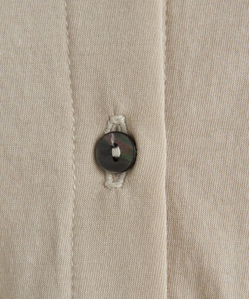 BEARDSLEY（ビアズリー）の「シフォン天竺ショートカーデ（Tシャツ/カットソー・レディース・ネイビー/ベージュ・FREE）」の6枚目の写真