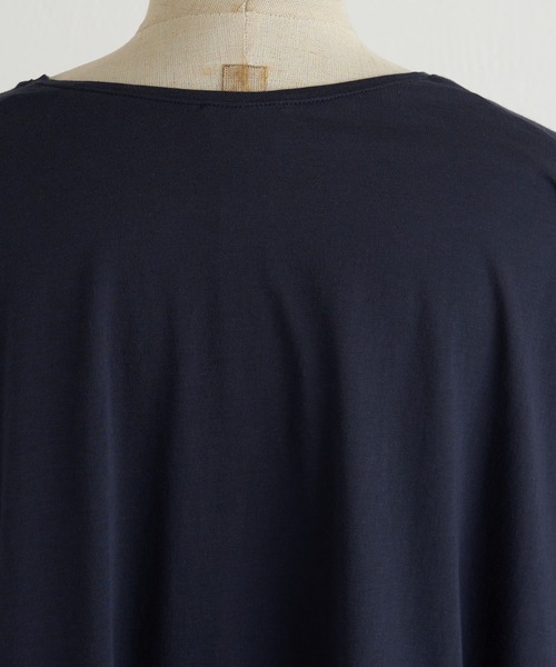 BEARDSLEY（ビアズリー）の「シフォン天竺ショートカーデ（Tシャツ/カットソー・レディース・ネイビー/ベージュ・FREE）」の13枚目の写真