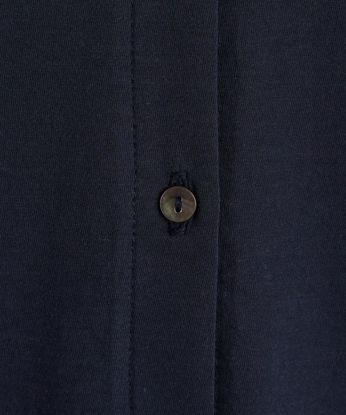 BEARDSLEY（ビアズリー）の「シフォン天竺ショートカーデ（Tシャツ/カットソー・レディース・ネイビー/ベージュ・FREE）」の11枚目の写真