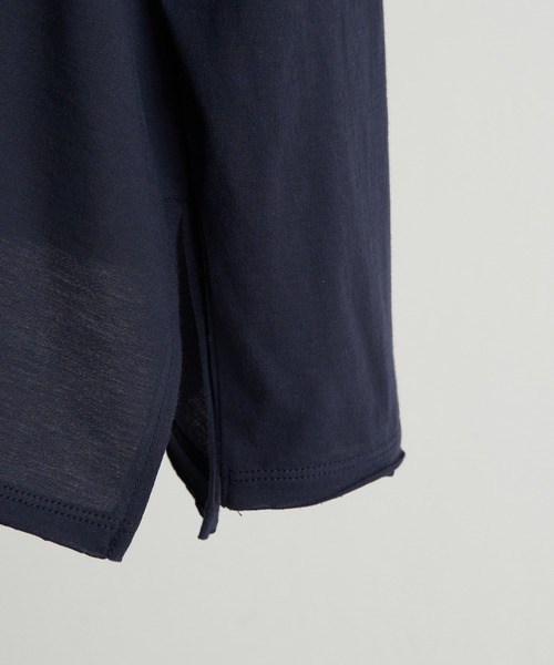 BEARDSLEY（ビアズリー）の「シフォン天竺ショートカーデ（Tシャツ/カットソー・レディース・ネイビー/ベージュ・FREE）」の15枚目の写真