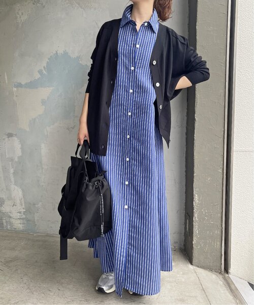 美品　Spick & Span ストライプフレアワンピース　2023 Spick & Span（スピックアンドスパン）の「ストライプフレア