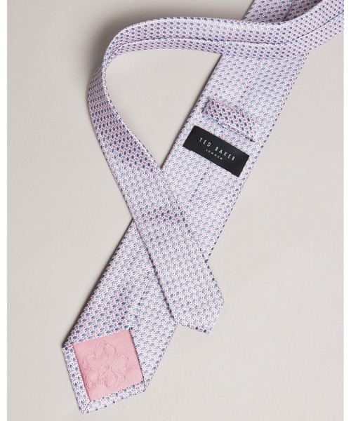 Ted Baker（テッドベーカー）の「LAERTES シルクネクタイ(格子柄)（ネクタイ・メンズ・ピンク系その他5・O/S）」の4枚目の写真