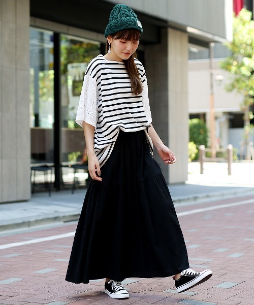 チチカカ（チチカカ）の「ケーブル編みニットキャップ（ニットキャップ/ビーニー・レディース・ダークグリーン/イエロー/ブラック/アイボリー/オレンジ/ブルー・FREE）」の11枚目の写真