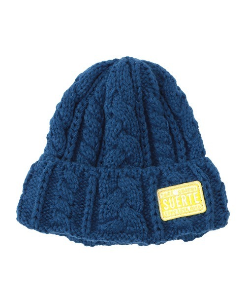 チチカカ（チチカカ）の「ケーブル編みニットキャップ（ニットキャップ/ビーニー・レディース・ダークグリーン/イエロー/ブラック/アイボリー/オレンジ/ブルー・FREE）」の19枚目の写真