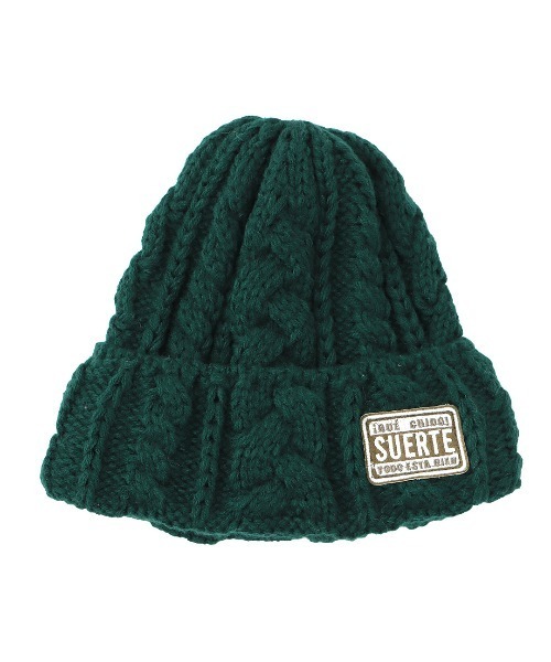チチカカ（チチカカ）の「ケーブル編みニットキャップ（ニットキャップ/ビーニー・レディース・ダークグリーン/イエロー/ブラック/アイボリー/オレンジ/ブルー・FREE）」の20枚目の写真