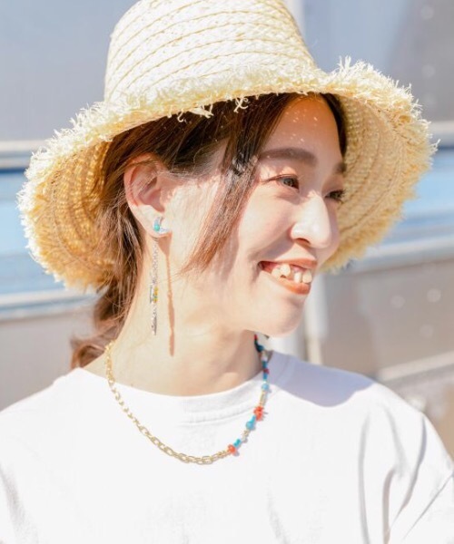 チャイハネ(チャイハネ)の「【チャイハネ】フェザプティピアス(ピアス(両耳用)・レディース・ゴールド/シルバー・FREE)」の4枚目の写真