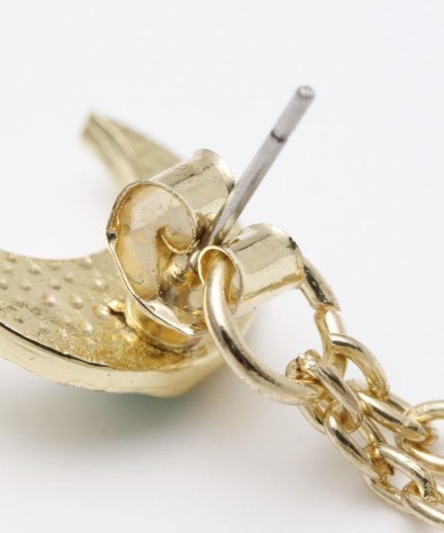 チャイハネ(チャイハネ)の「【チャイハネ】フェザプティピアス(ピアス(両耳用)・レディース・ゴールド/シルバー・FREE)」の5枚目の写真