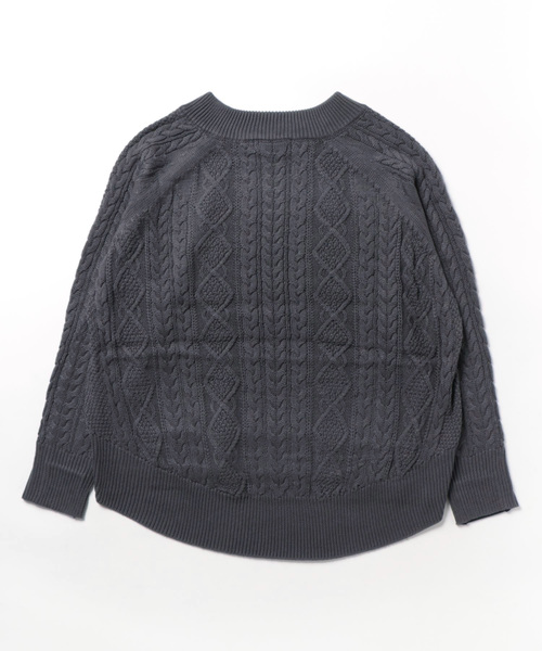 Grand PARK（グランドパーク）の「ドッキングプルオーバー（その他トップス・レディース・ホワイト/チャコールグレー/ベージュ/ライトグリーン/ネイビー・FREE）」の20枚目の写真