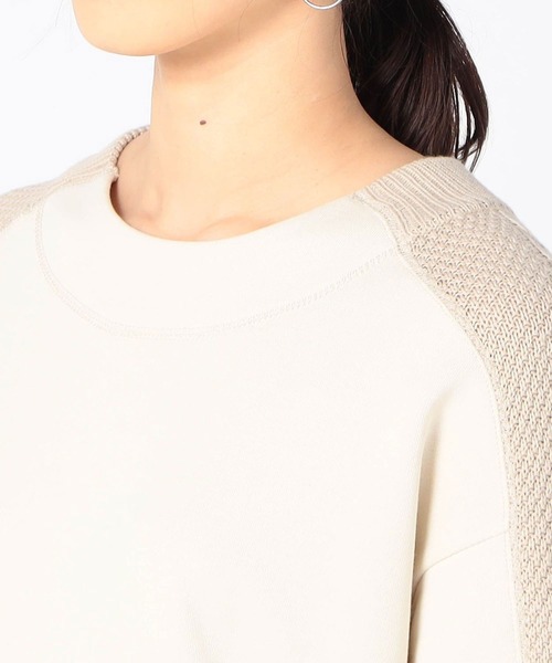 Grand PARK（グランドパーク）の「ドッキングプルオーバー（その他トップス・レディース・ホワイト/チャコールグレー/ベージュ/ライトグリーン/ネイビー・FREE）」の13枚目の写真