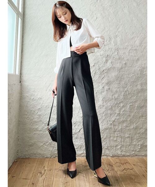 RESEXXY（リゼクシー）の「クロップドカラーシャツ（シャツ/ブラウス・レディース・ブルー/ホワイト/その他1/ピンク・FREE）」の11枚目の写真