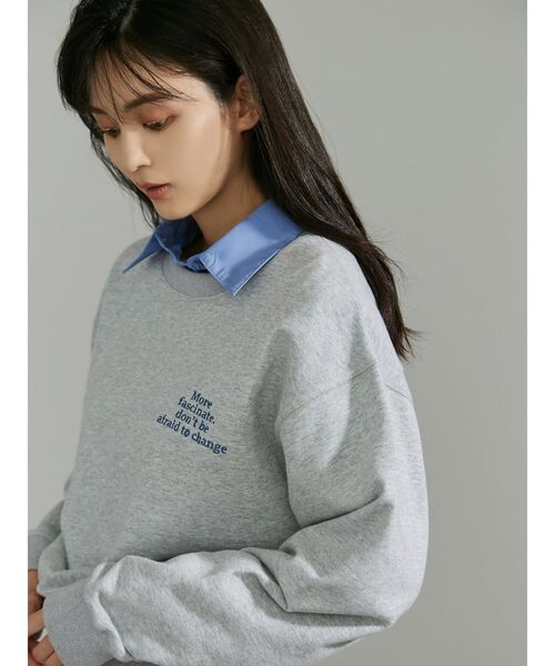 RESEXXY（リゼクシー）の「クロップドカラーシャツ（シャツ/ブラウス・レディース・ブルー/ホワイト/その他1/ピンク・FREE）」の15枚目の写真